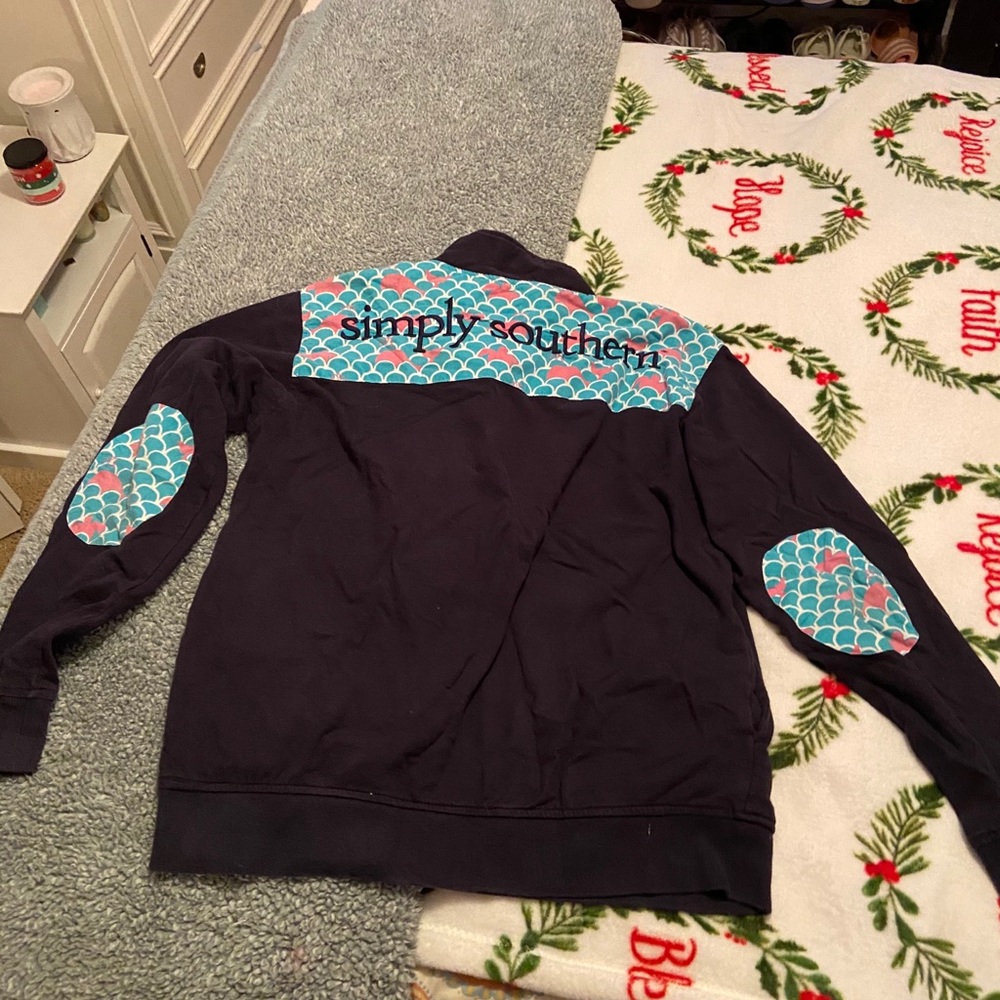 Simply southern zip up